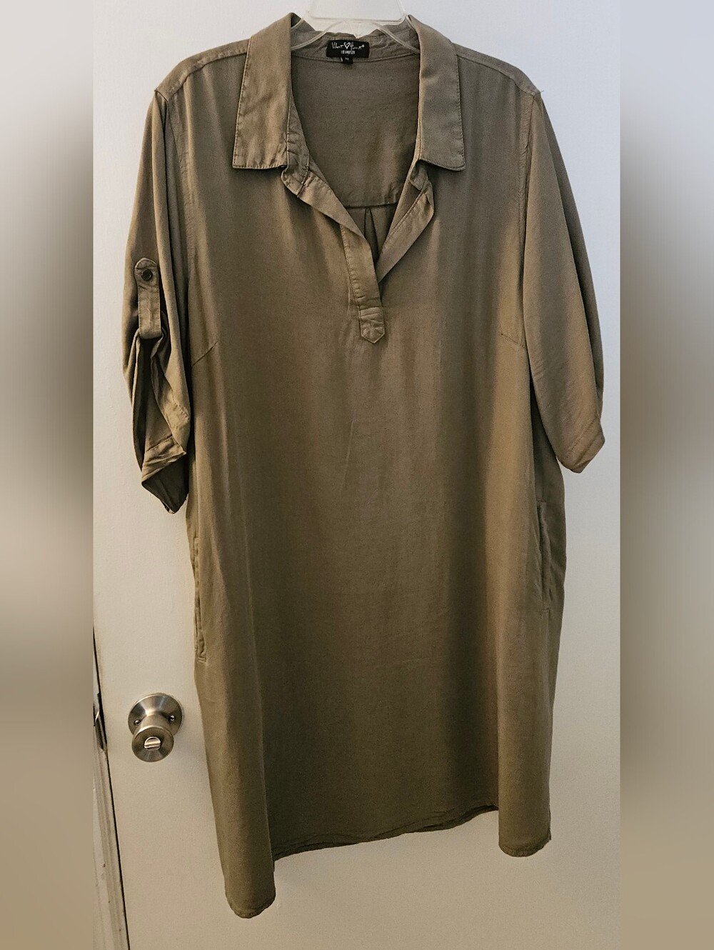 Velvet Heart Collard Shirt Dress